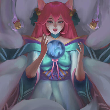 Illustration - Spirit Blossom Ahri