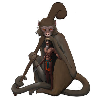 Character Design - The Protector and the Sage